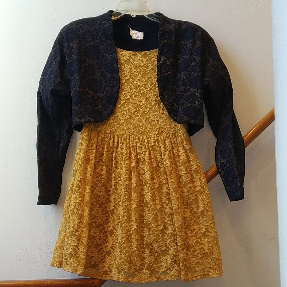 Vintage Lace Set Jacket And Top